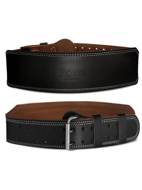 Rolfs Other - Rolfs Leather Gym Belt Fitness Weight Lifting Belt for Men & Women size Medium